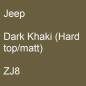 Preview: Jeep, Dark Khaki (Hard top/matt), ZJ8.